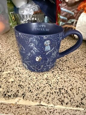 Threshold Blue "Happy Hanukkah" Decorative Ceramic Mug
